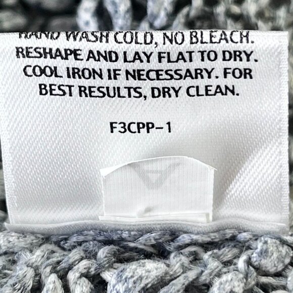 Eileen Fisher Open Front Cotton Cardigan Size XL Italian Yarn Loose Knit - Picture 9 of 9